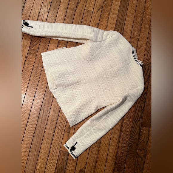 Karl lagerfeld jacket white size 4 - Picture 6 of 7